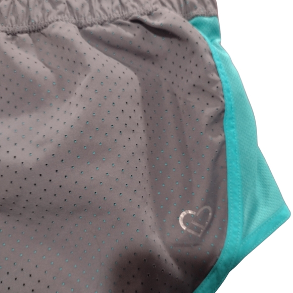 AEROPOSTALE LIVE LOVE DREAM Gray and Teal Shorts in Medium. - Picture 3 of 6